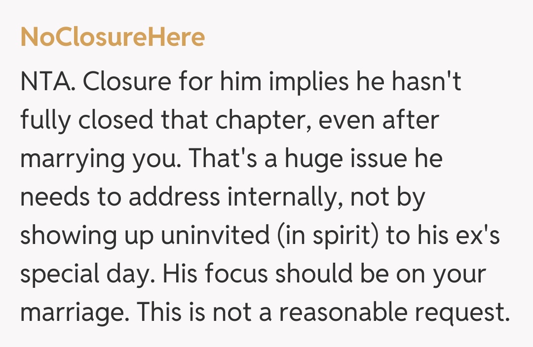 Comentariu de la NoClosureHere