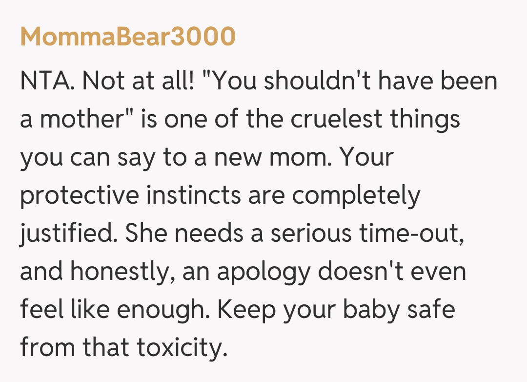 Comentariu de la MommaBear3000
