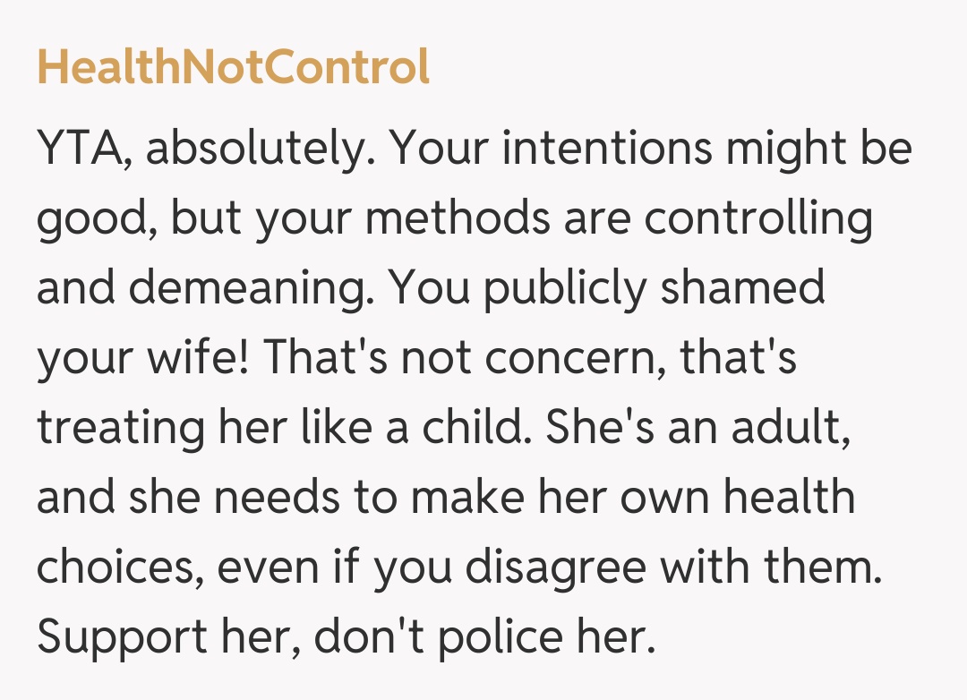 Comentariu de la HealthNotControl