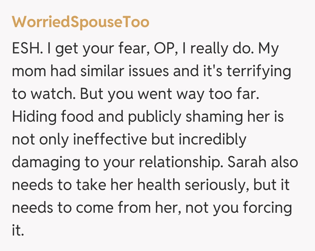 Comentariu de la WorriedSpouseToo