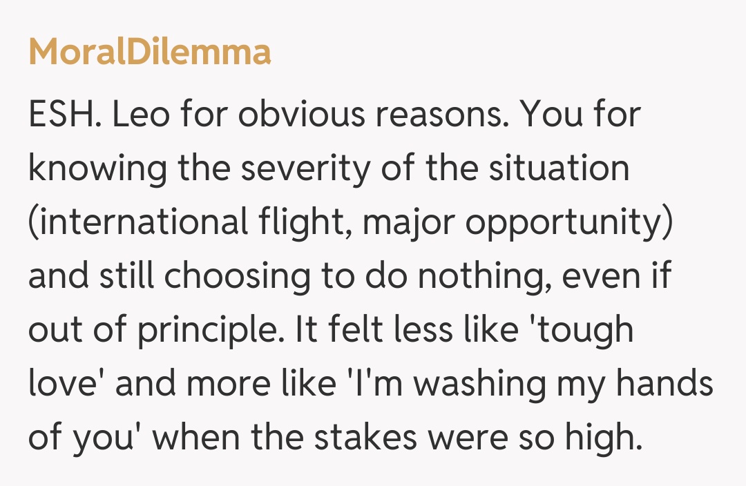 Comentariu de la MoralDilemma