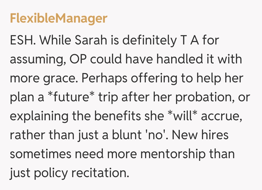 Comentariu de la FlexibleManager