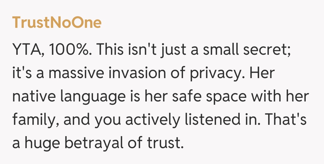 Comentariu de la TrustNoOne