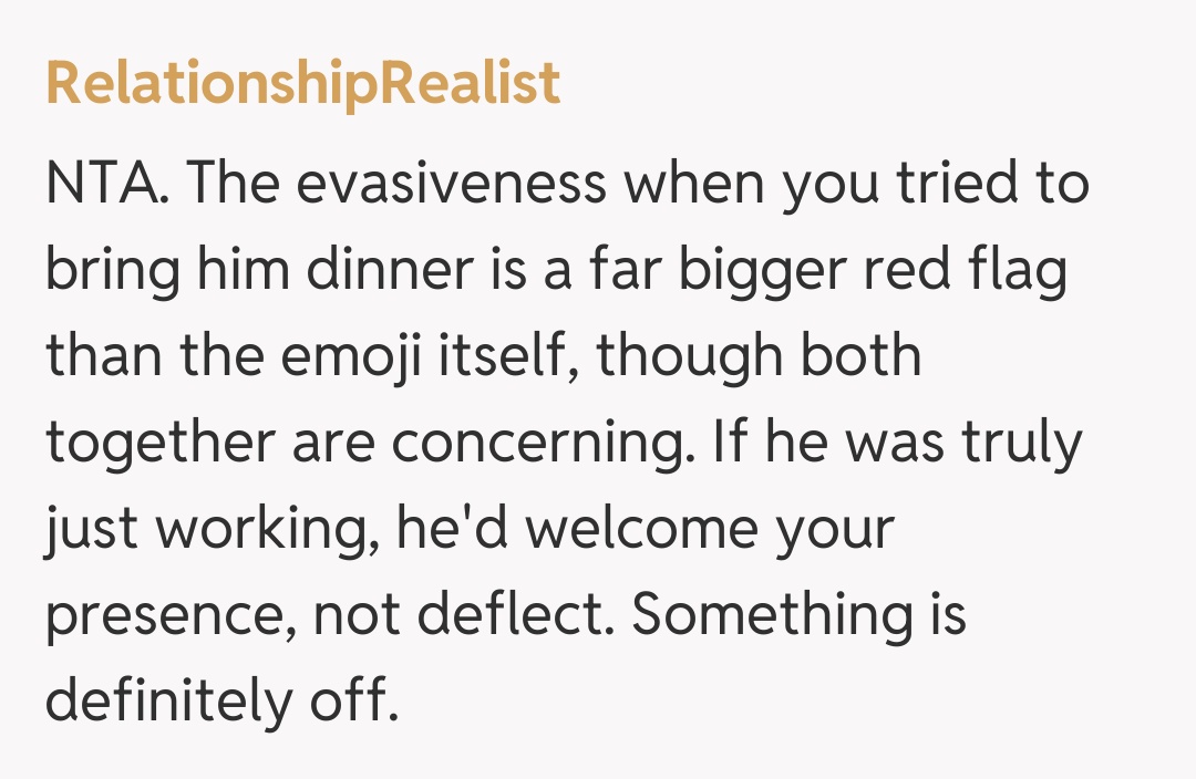 Comentariu de la RelationshipRealist