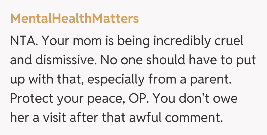 Comentariu de la MentalHealthMatters