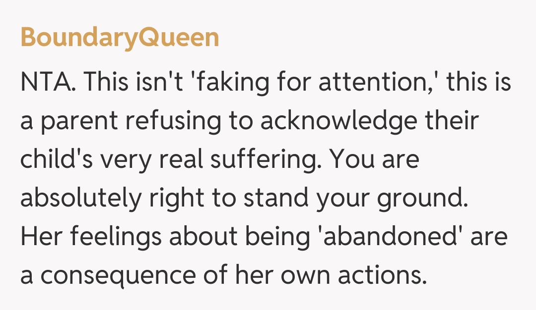 Comentariu de la BoundaryQueen