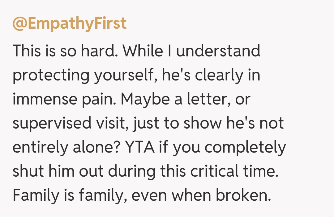 Comentariu de la @EmpathyFirst