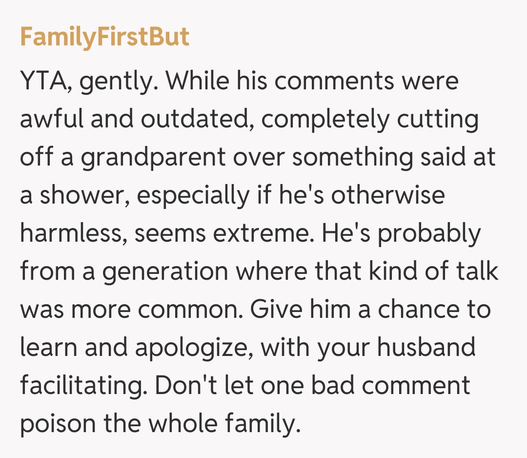 Comentariu de la FamilyFirstBut