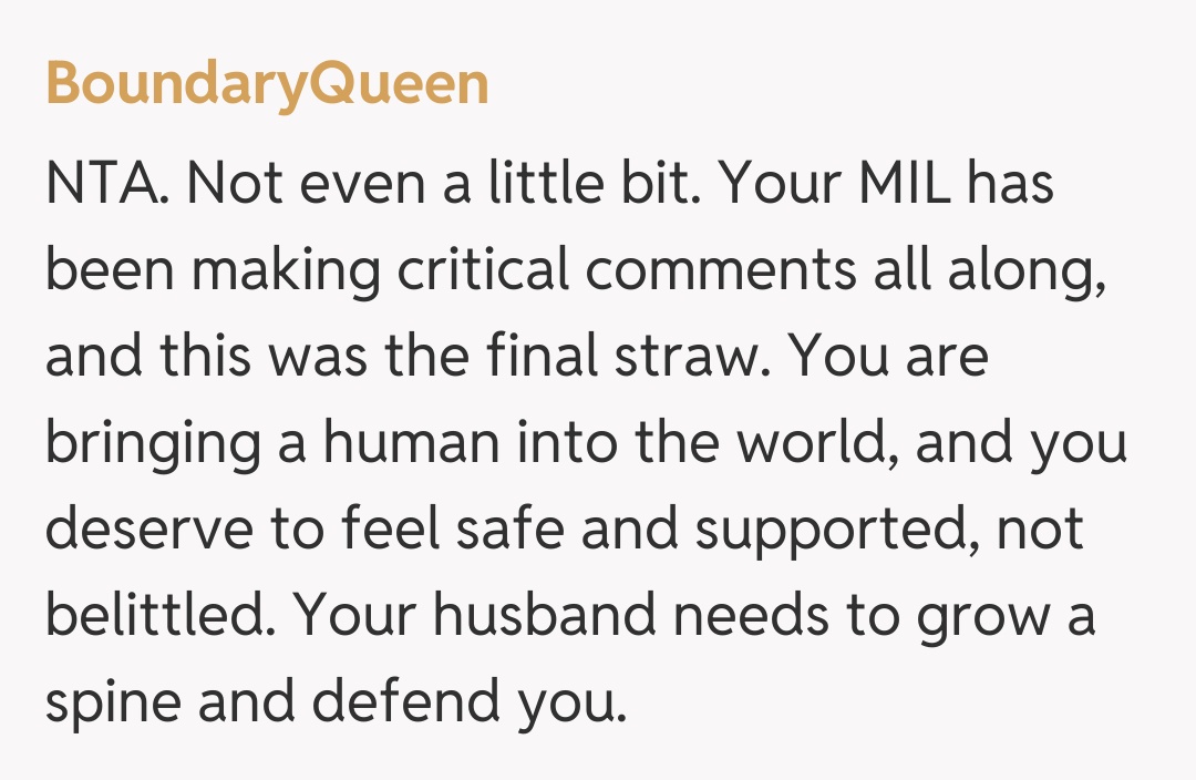 Comentariu de la BoundaryQueen
