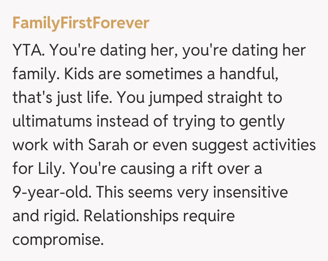 Comentariu de la FamilyFirstForever