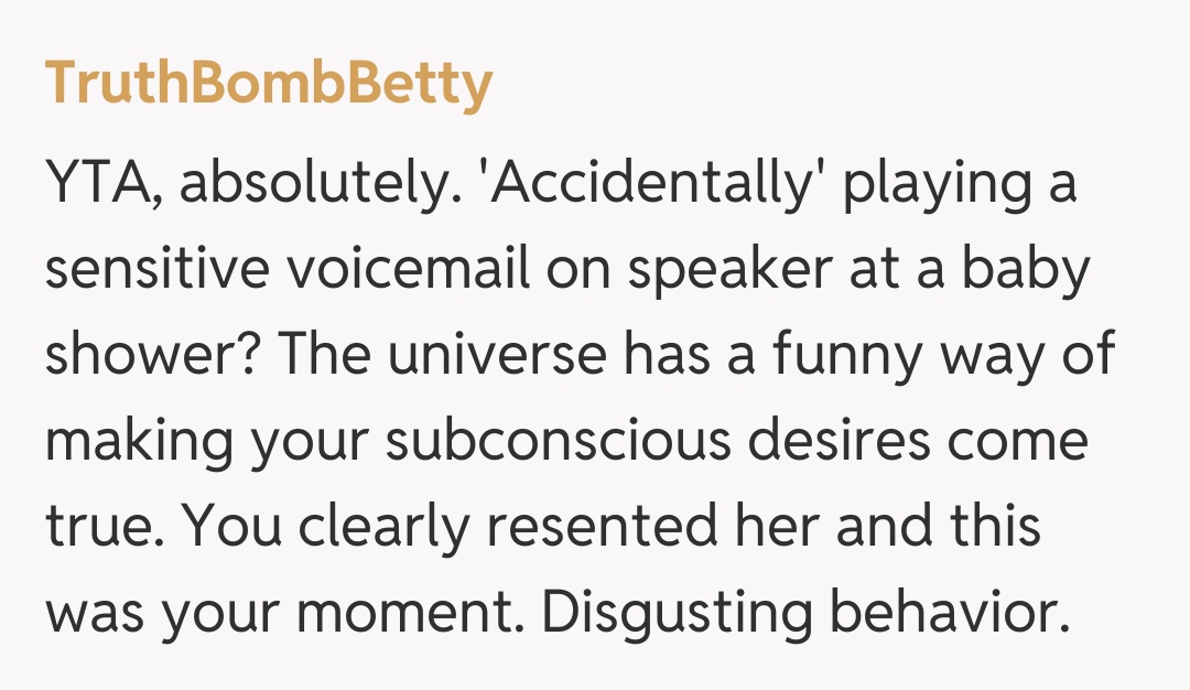 Comentariu de la TruthBombBetty