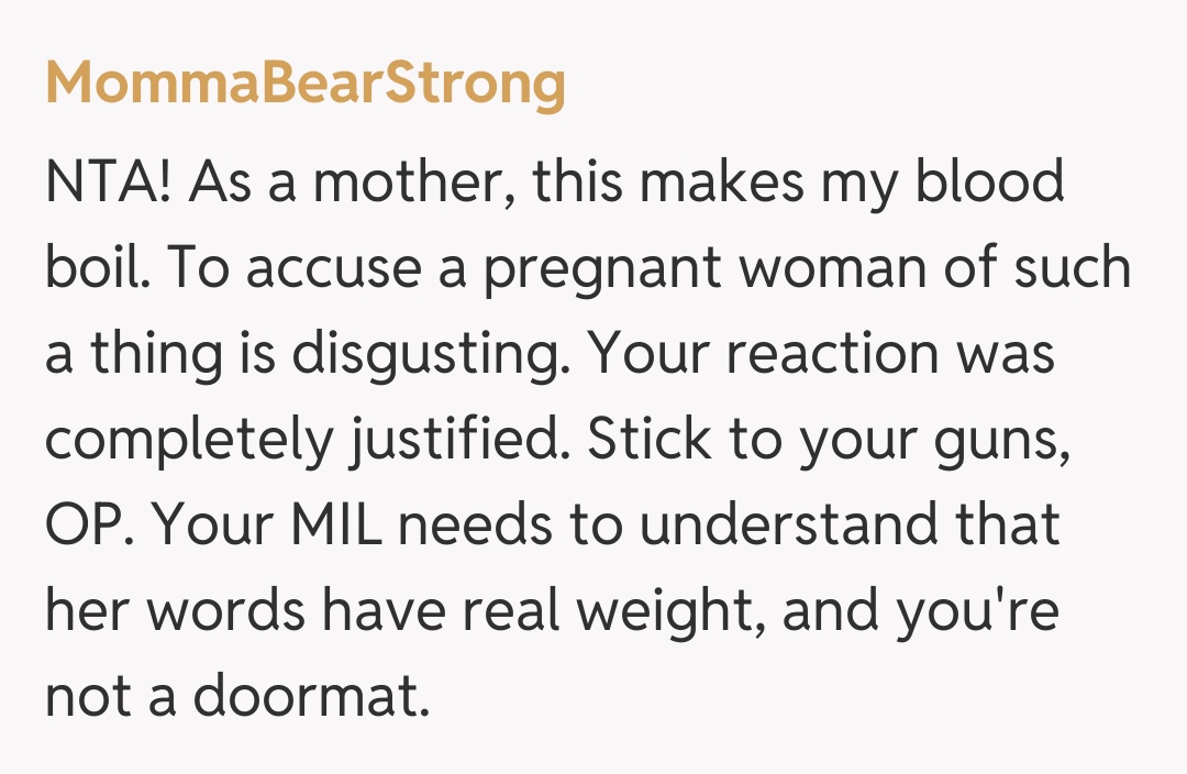 Comentariu de la MommaBearStrong