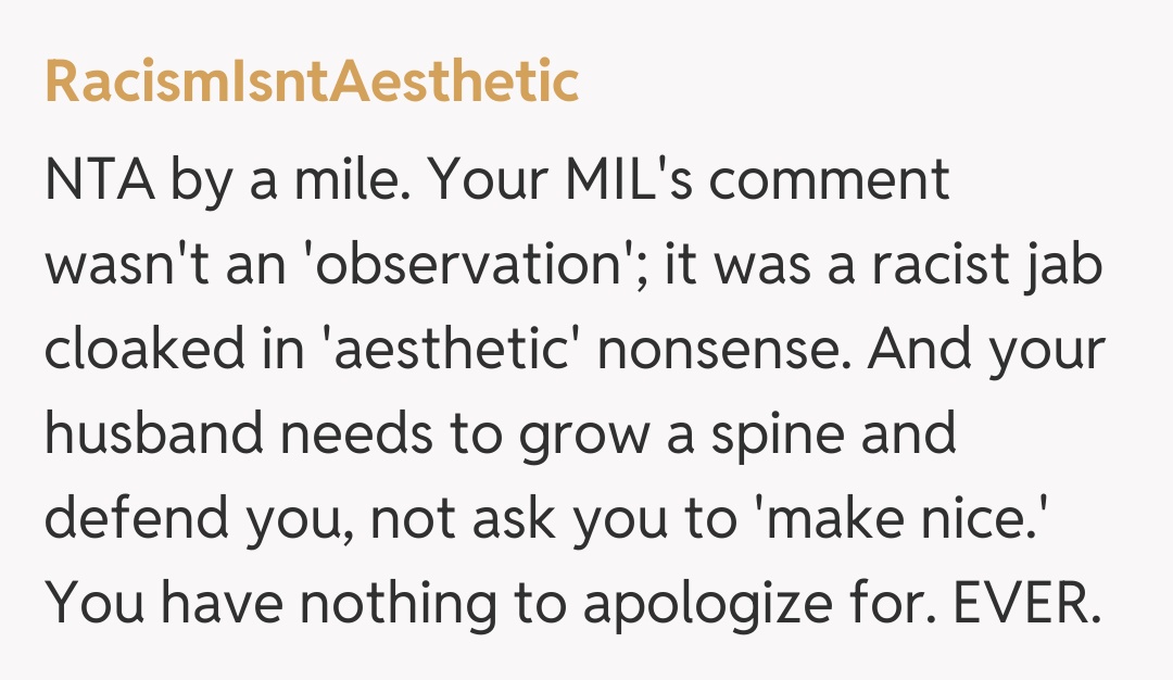 Comentariu de la RacismIsntAesthetic