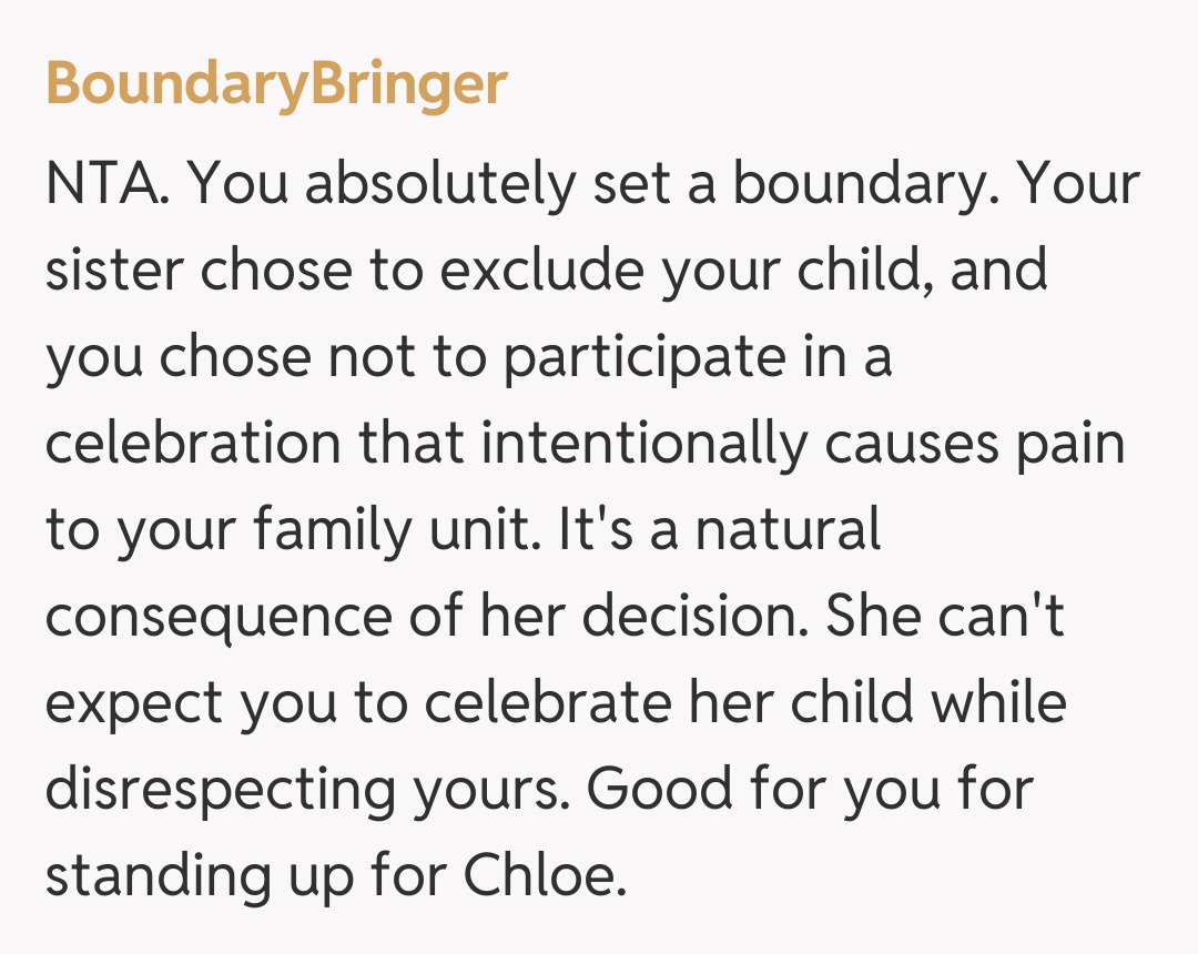 Comentariu de la BoundaryBringer