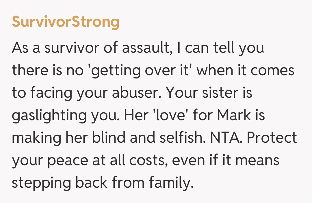 Comentariu de la SurvivorStrong