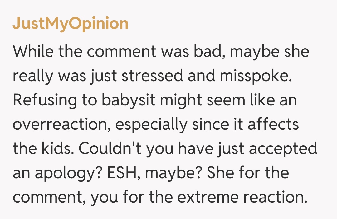 Comentariu de la JustMyOpinion