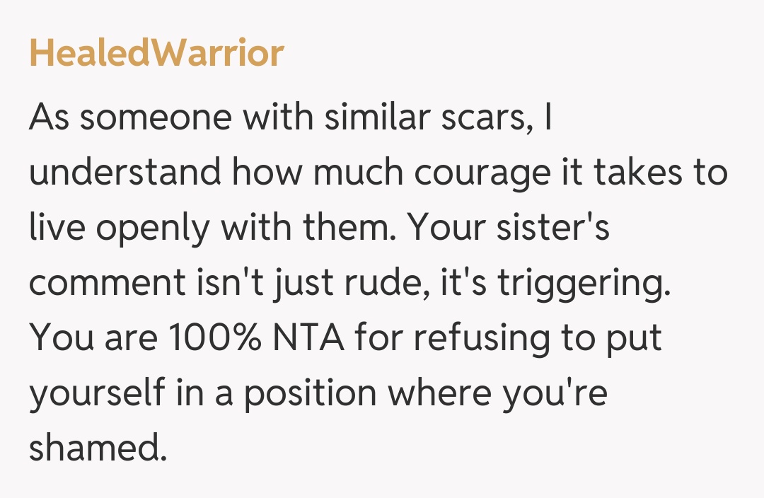 Comentariu de la HealedWarrior