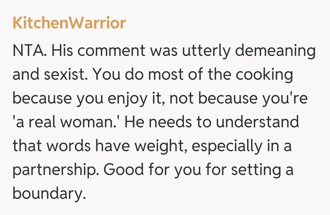 Comentariu de la KitchenWarrior