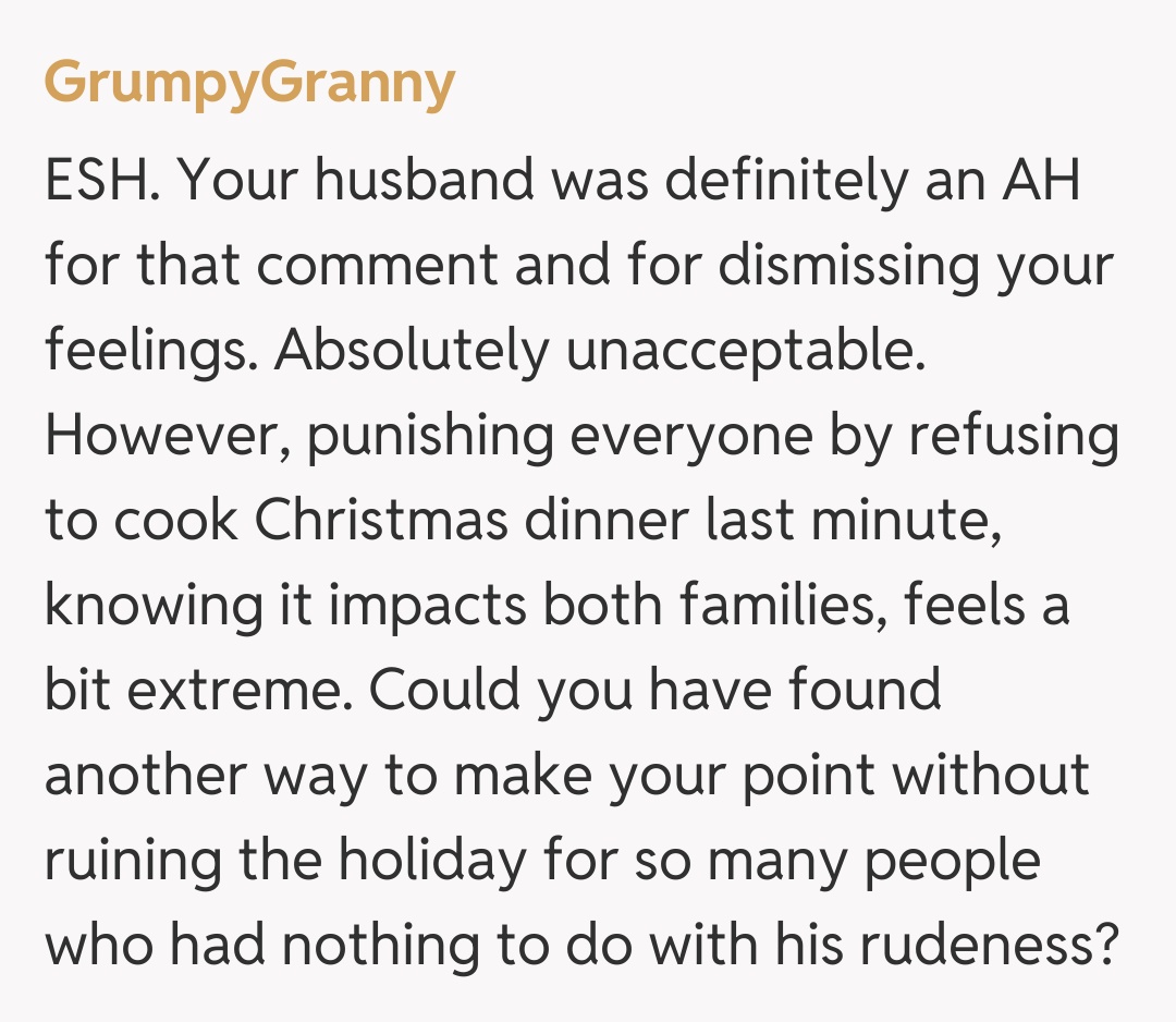 Comentariu de la GrumpyGranny
