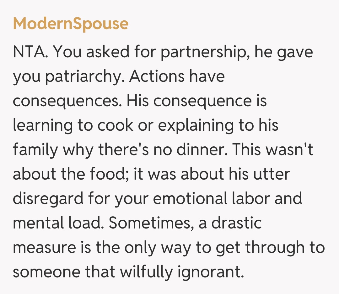 Comentariu de la ModernSpouse