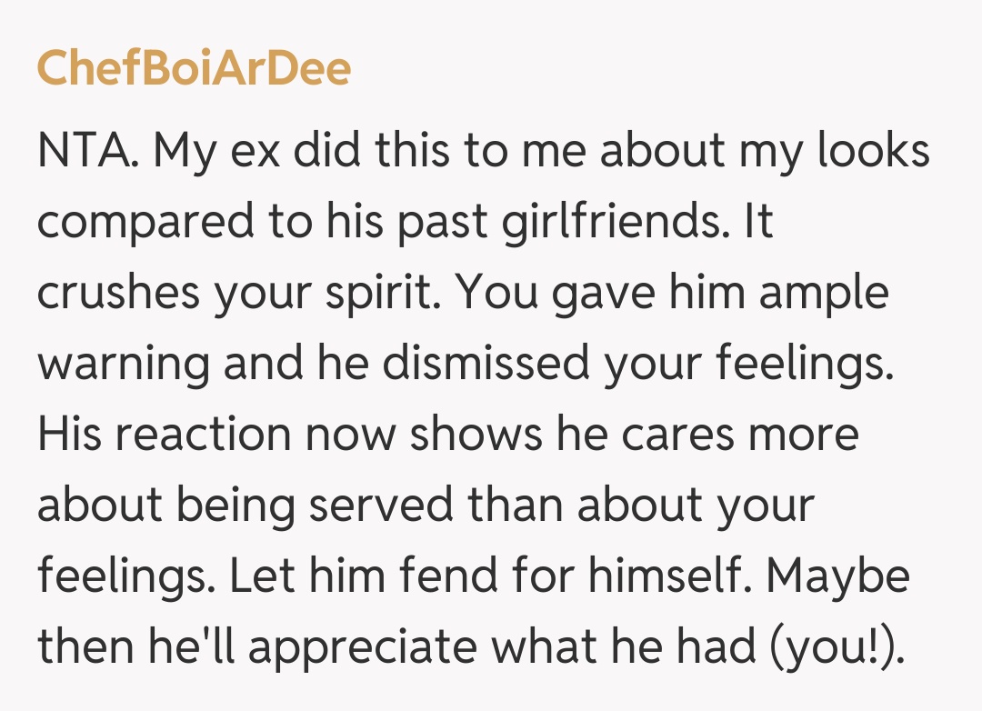 Comentariu de la ChefBoiArDee