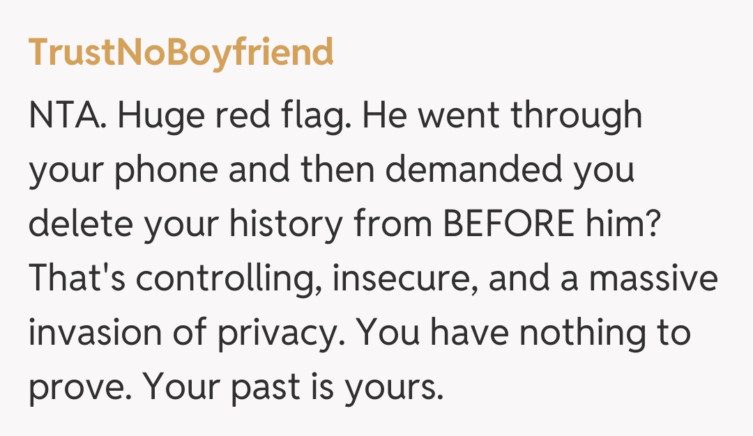 Comentariu de la TrustNoBoyfriend