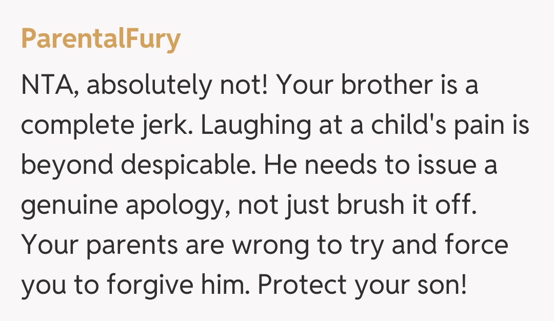 Comentariu de la ParentalFury