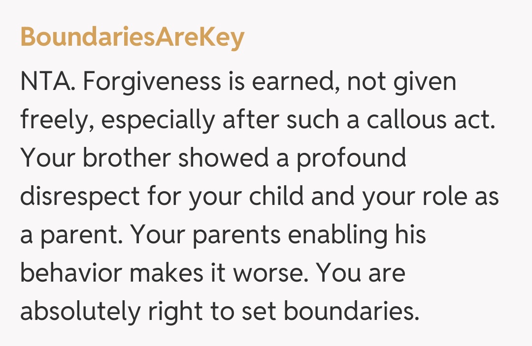 Comentariu de la BoundariesAreKey