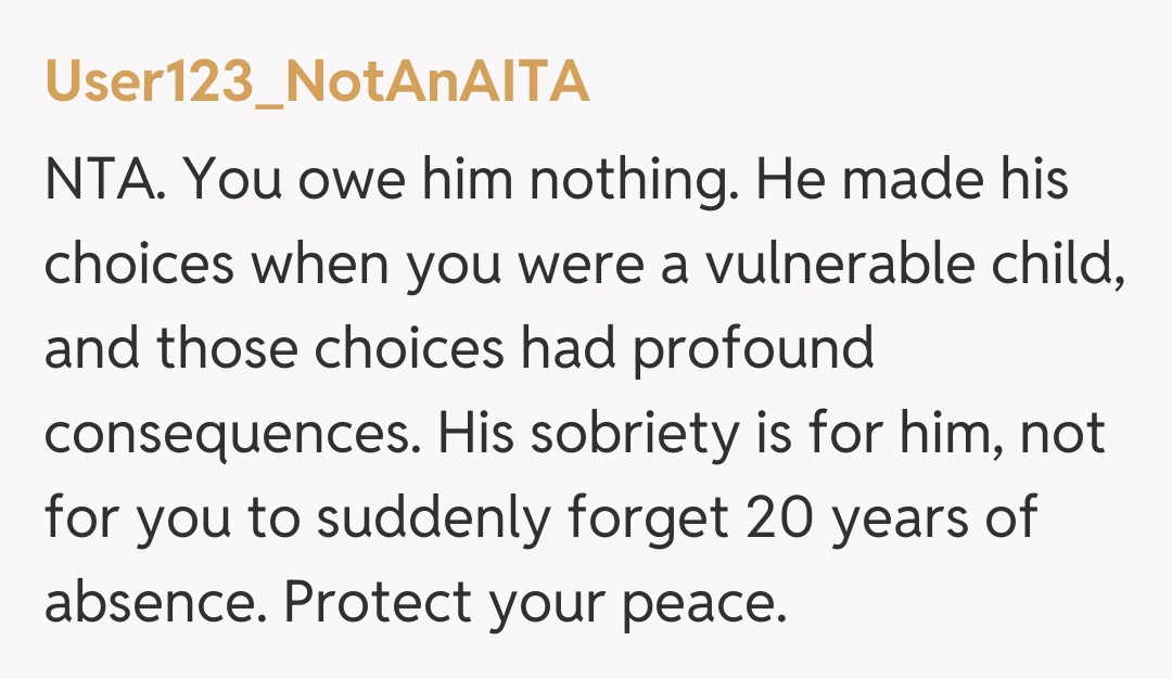 Comentariu de la User123_NotAnAITA