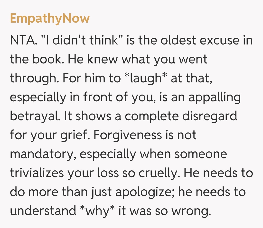 Comentariu de la EmpathyNow