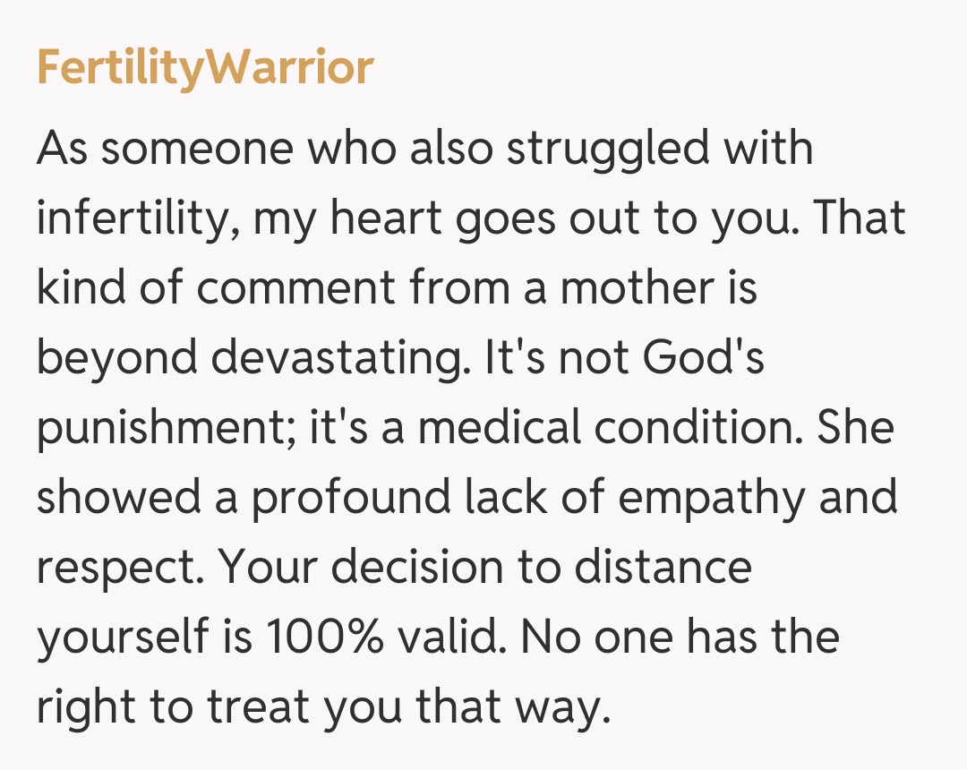 Comentariu de la FertilityWarrior