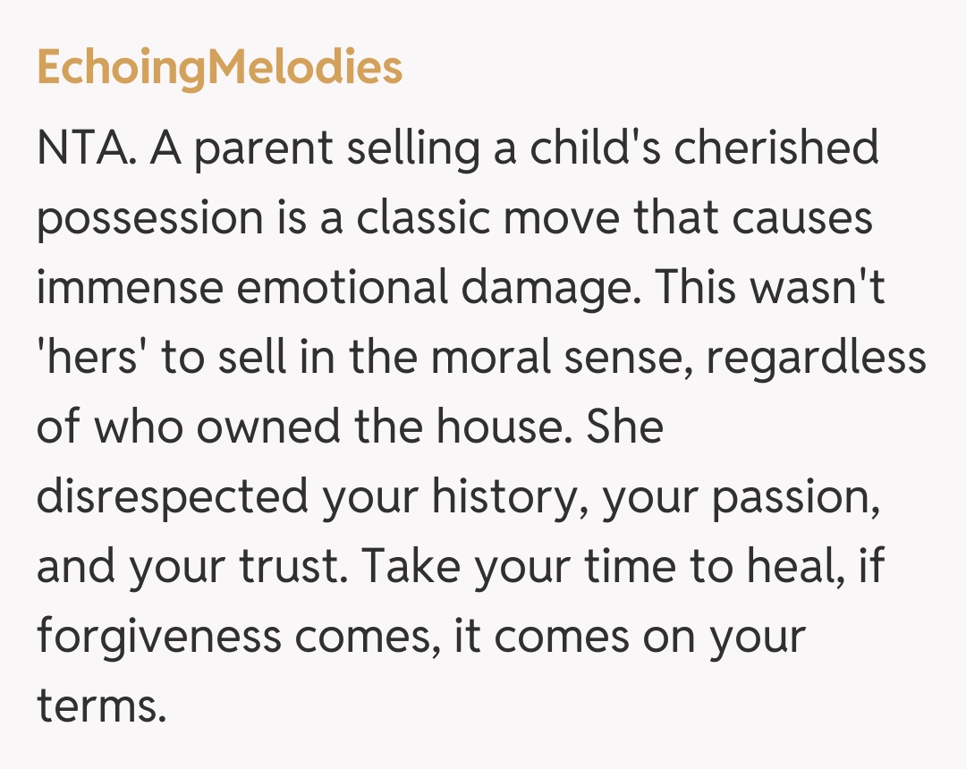 Comentariu de la EchoingMelodies