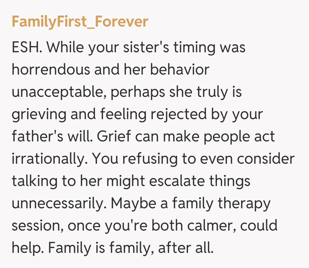Comentariu de la FamilyFirst_Forever
