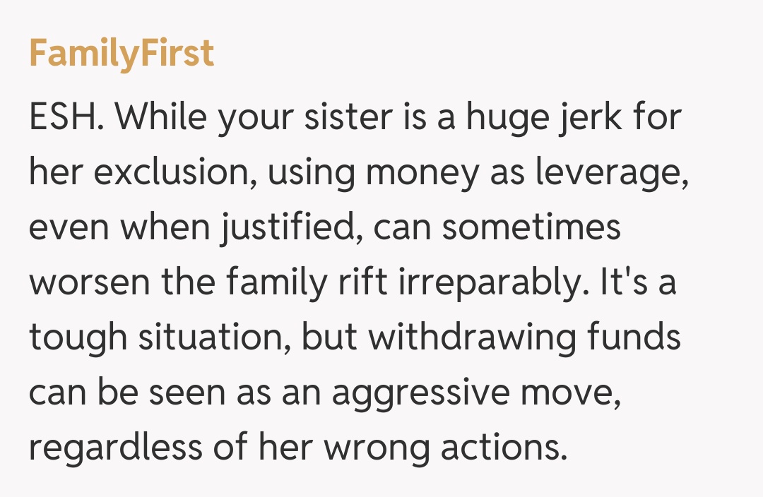 Comentariu de la FamilyFirst