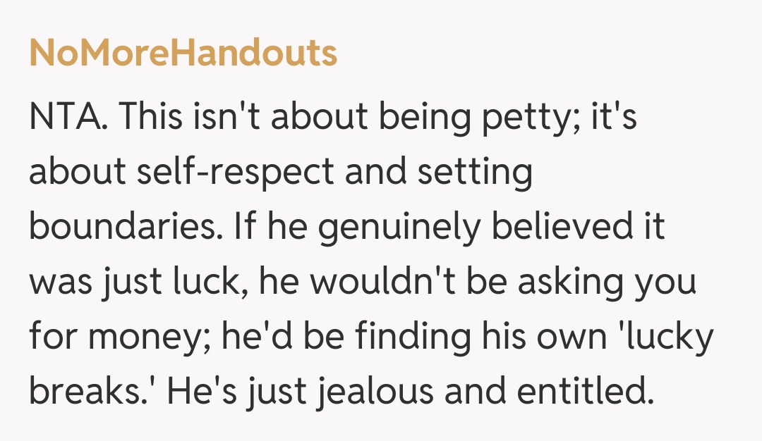 Comentariu de la NoMoreHandouts