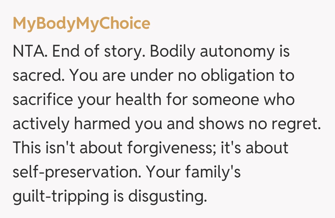 Comentariu de la MyBodyMyChoice