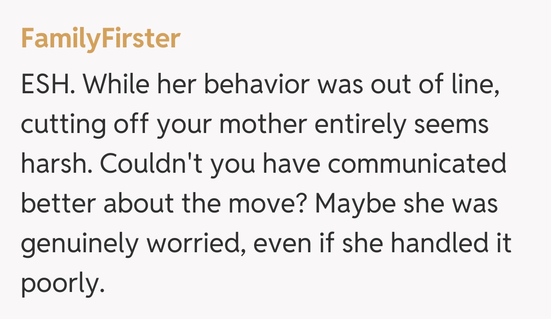 Comentariu de la FamilyFirster