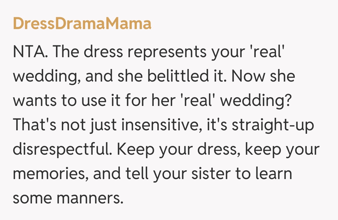 Comentariu de la DressDramaMama