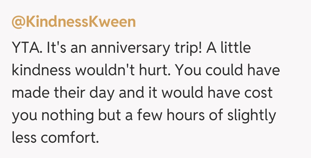 Comentariu de la @KindnessKween