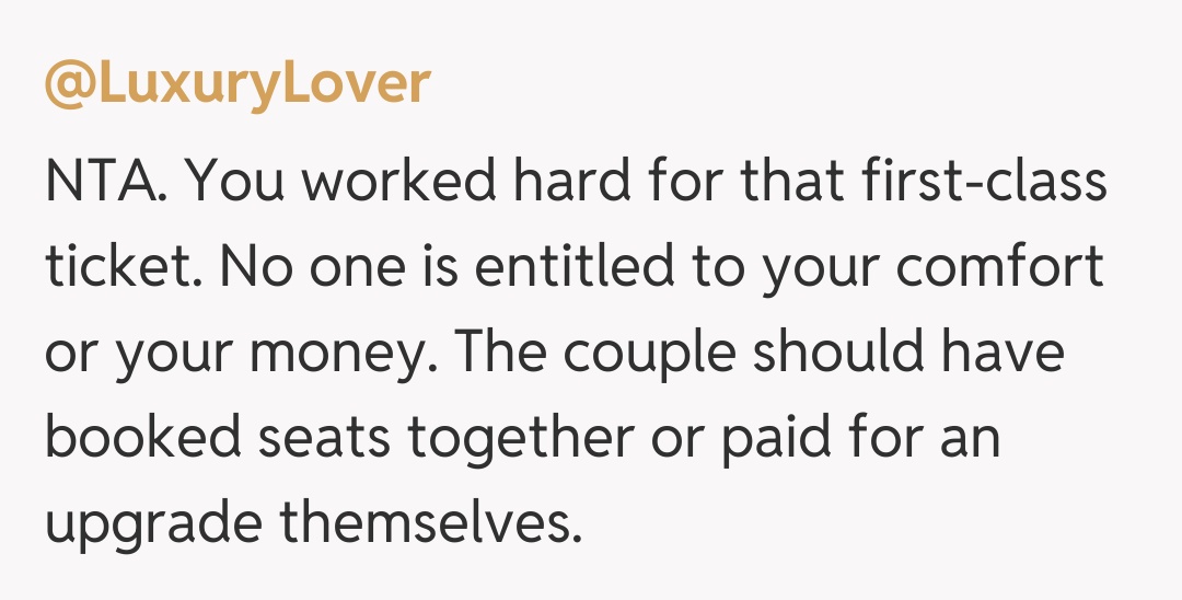 Comentariu de la @LuxuryLover