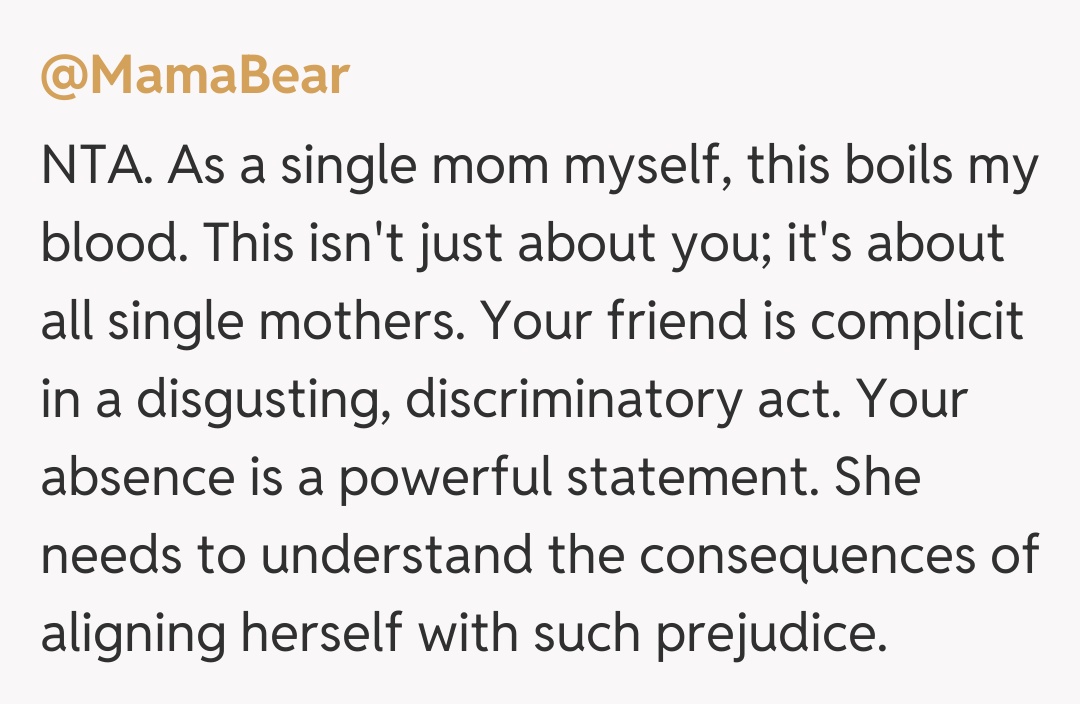 Comentariu de la @MamaBear