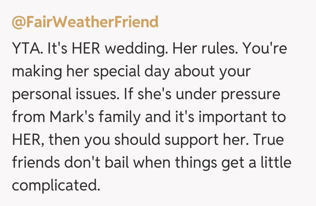 Comentariu de la @FairWeatherFriend