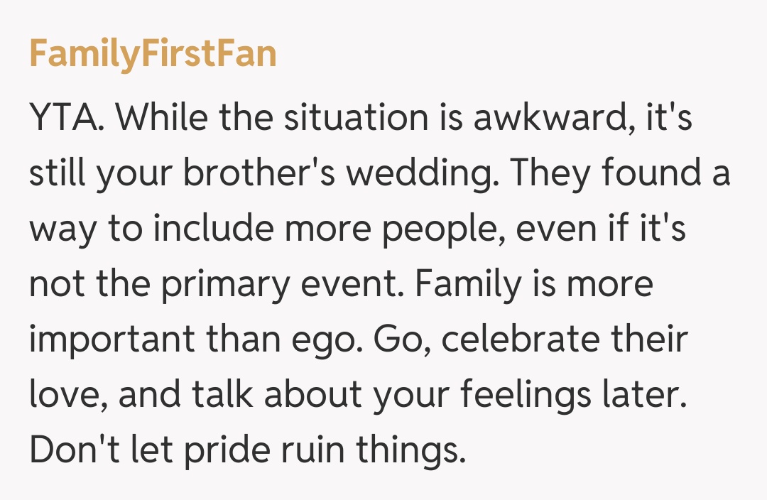 Comentariu de la FamilyFirstFan