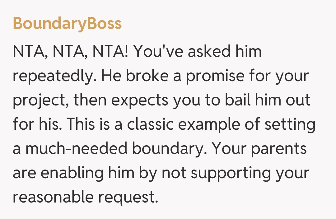 Comentariu de la BoundaryBoss