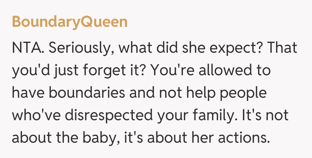 Comentariu de la BoundaryQueen