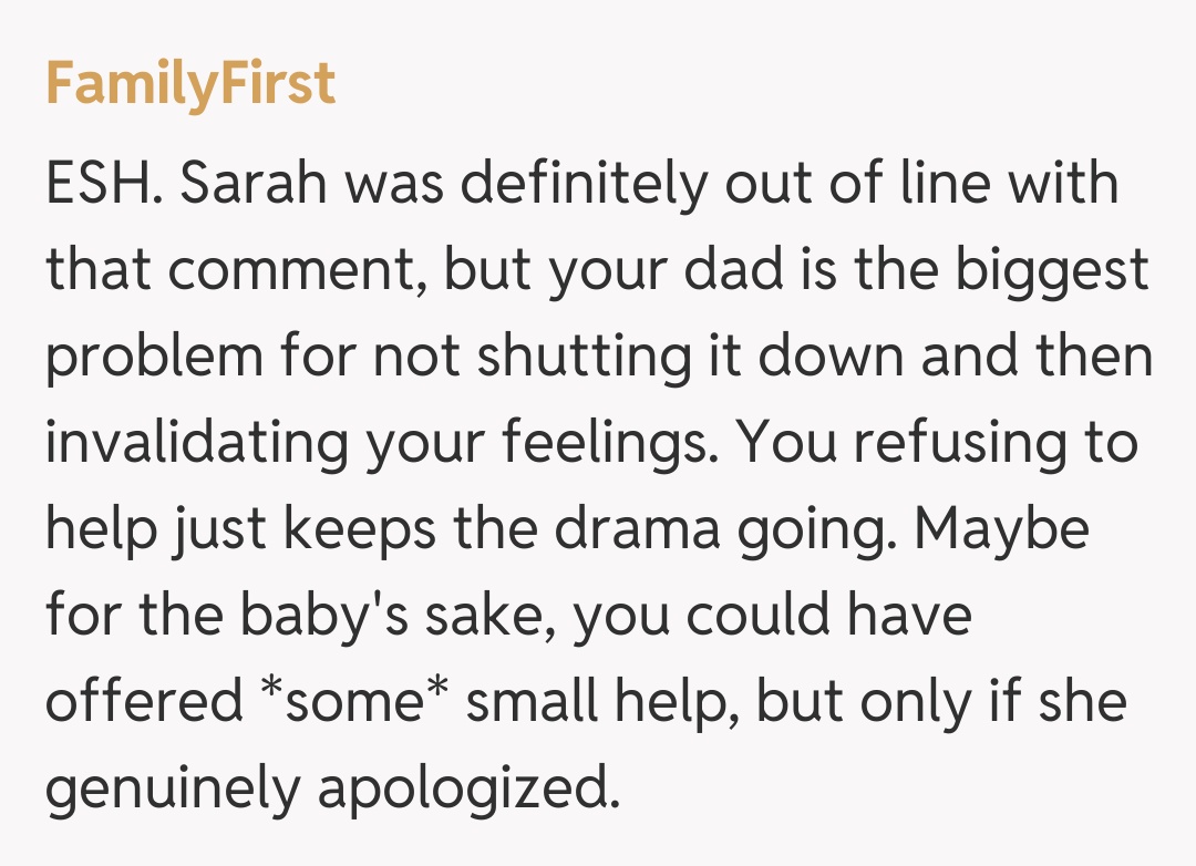 Comentariu de la FamilyFirst