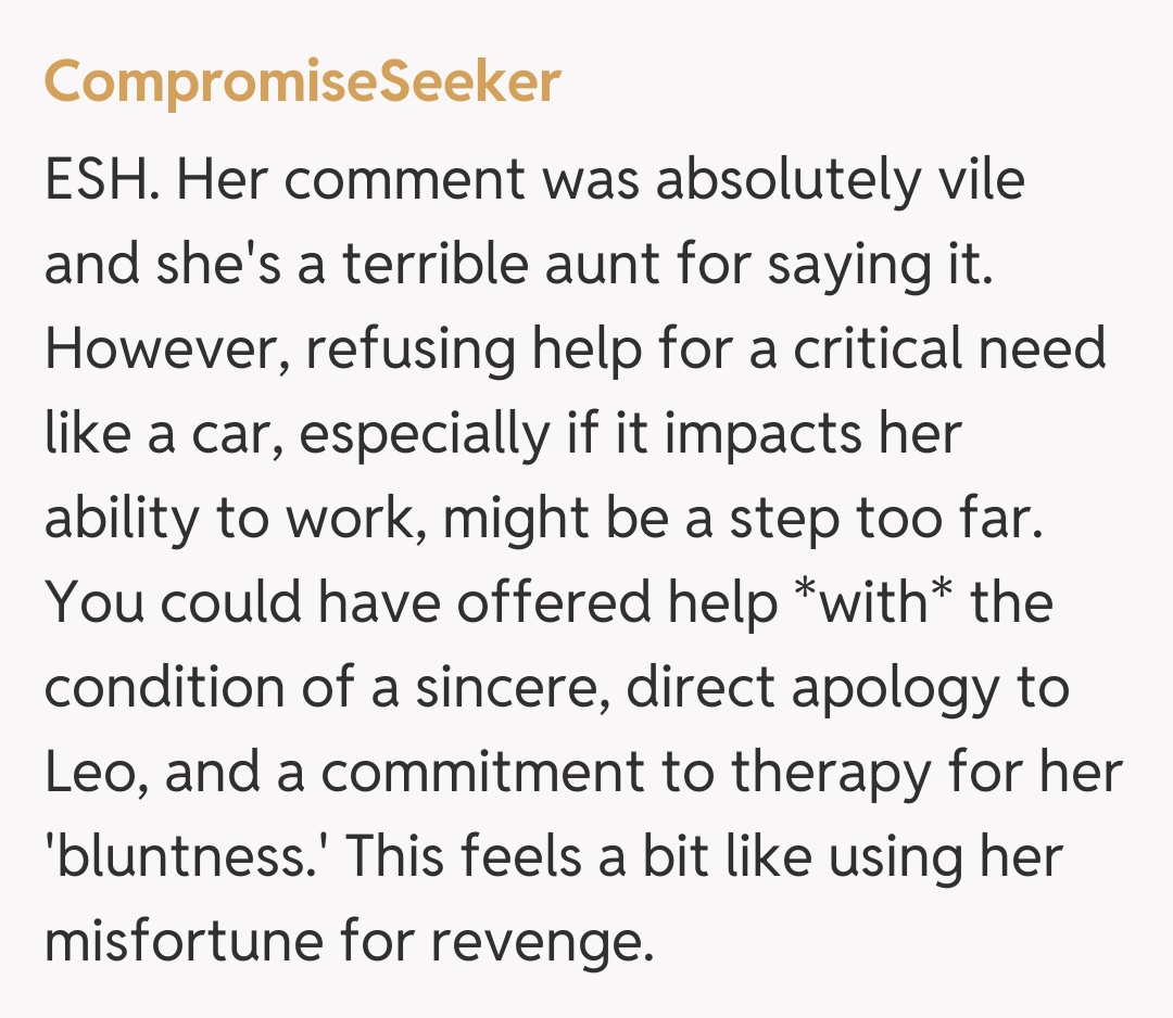 Comentariu de la CompromiseSeeker