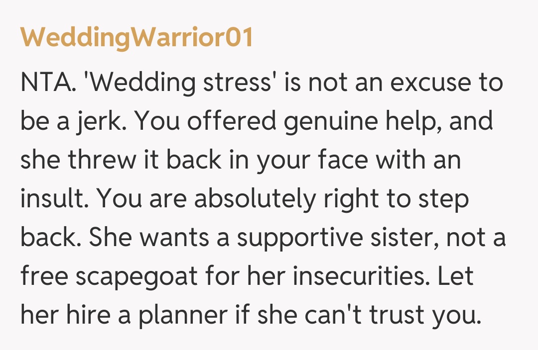 Comentariu de la WeddingWarrior01