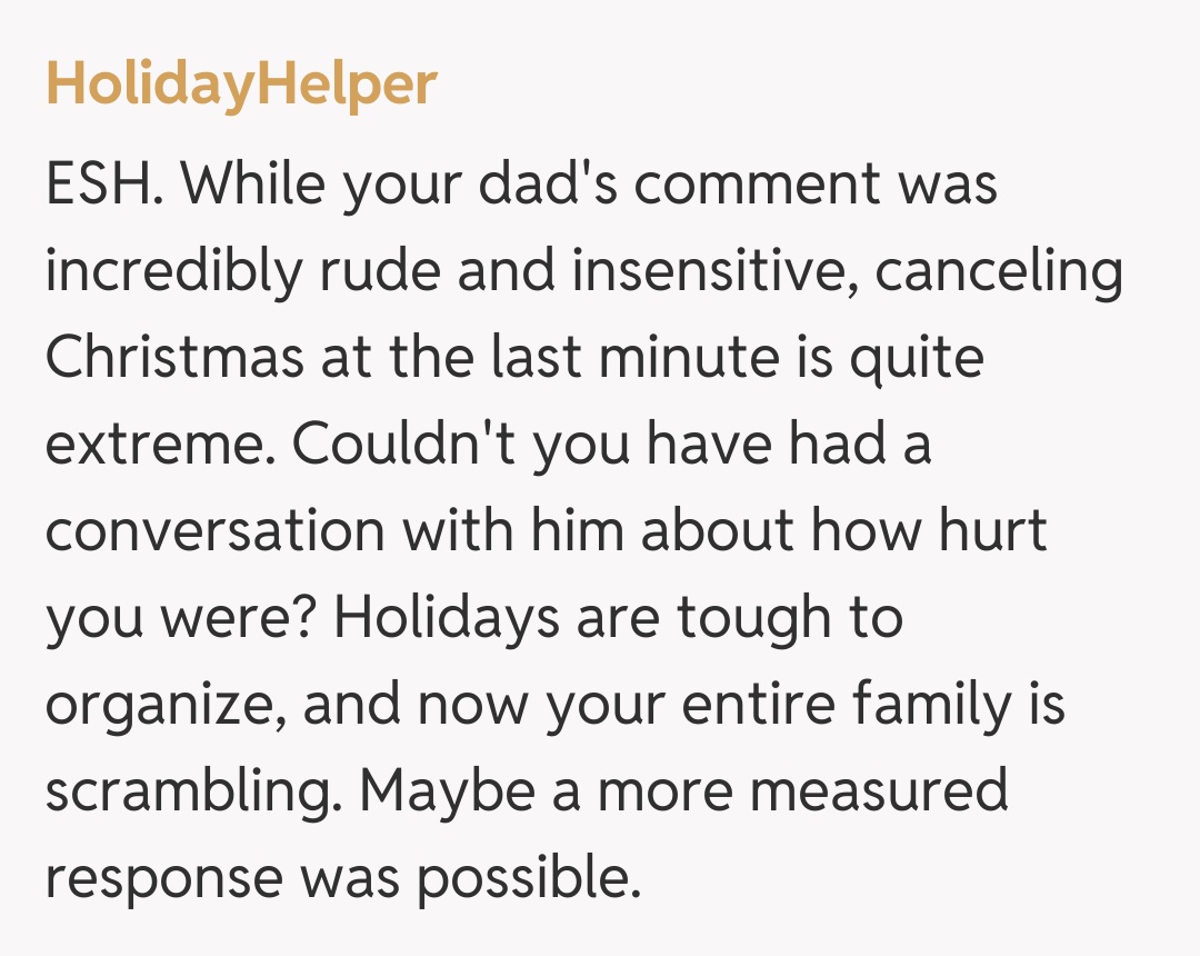Comentariu de la HolidayHelper