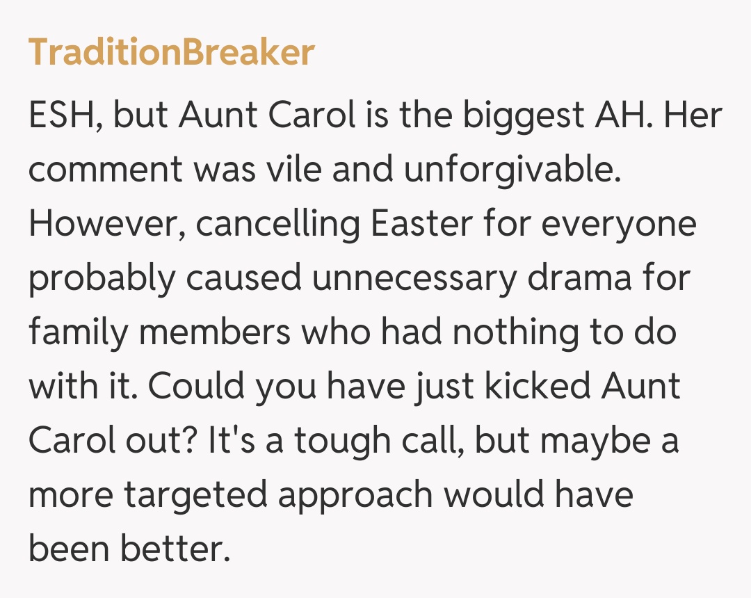 Comentariu de la TraditionBreaker